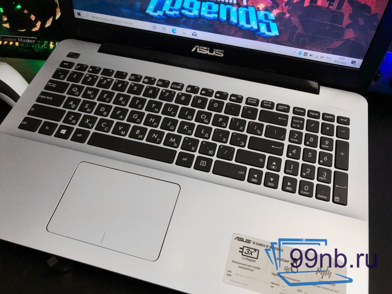  Ноутбук Asus для офиса и игр i7+Geforce